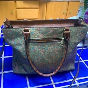 NWT Patricia Nash Coral Bouquet Tote